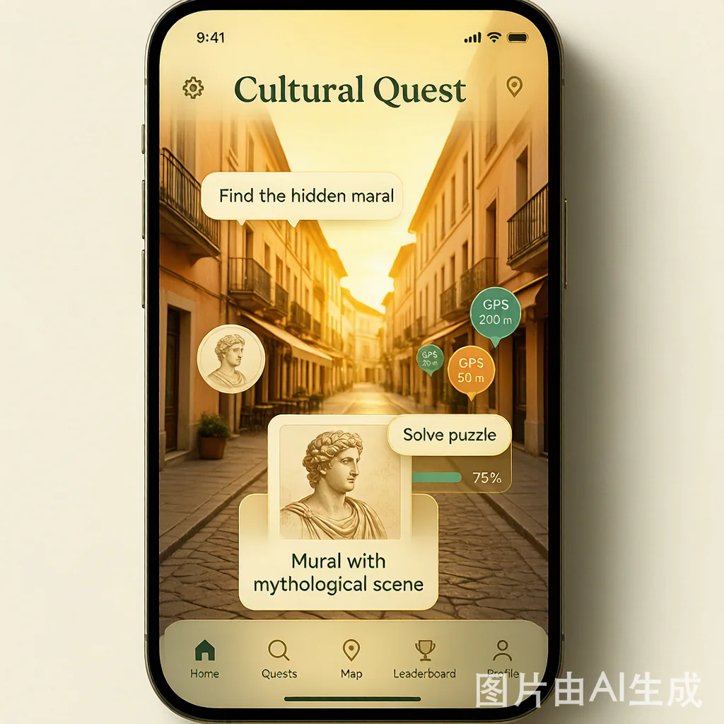 漫游寻迹微信小程序界面